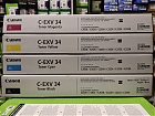 Тонер-туба C-EXV34 3782B002 3783B002 3784B002 3785B002 для Canon iR C2020/2025 КОМПЛЕКТ